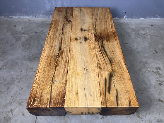 Image 1 of Brutalistische Japandi Wabi Sabi Salontafel