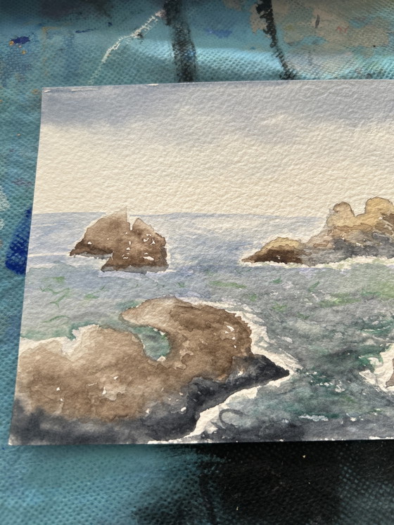 Image 1 of Watercolor "Wild Coast"