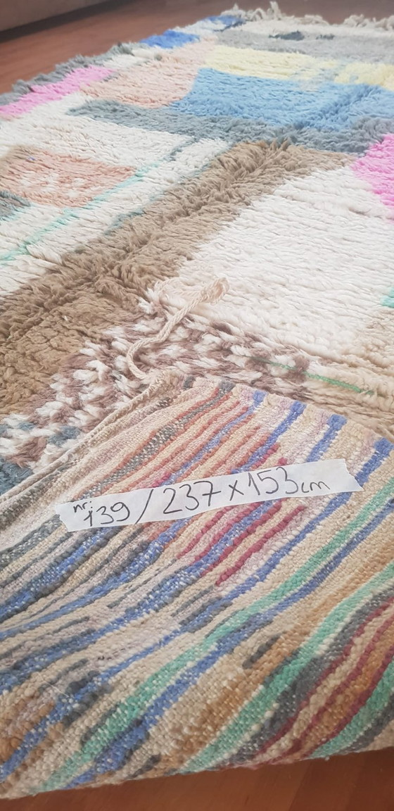 Image 1 of Handgeknoopt Berber kleed wol 237x153cm