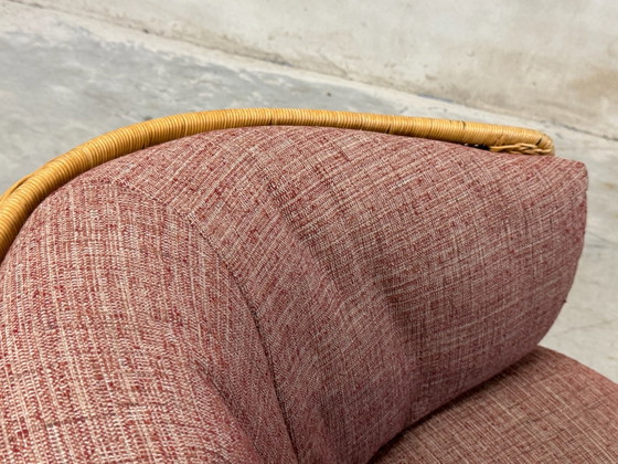 Ligne Roset / Cinna Poltrona Design in Rattan, Thibault Desombre, COME NUOVO, Poltrone, Metallo, Beige (foto 6 di 7)