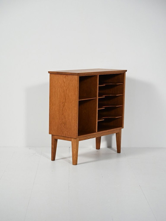Image 1 of Åvidabergs oak magazine cabinet, 1950s