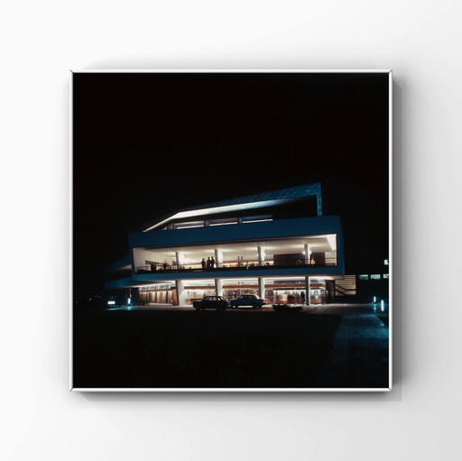 1x Impresión de Bellas Artes – Stadttheater Bonn, modernismo de 1958