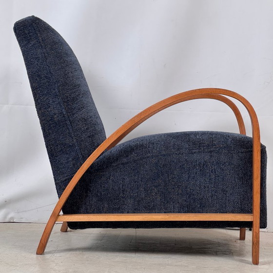 Image 1 of French Art Deco Armchair, 1930s – Fully Refurbished