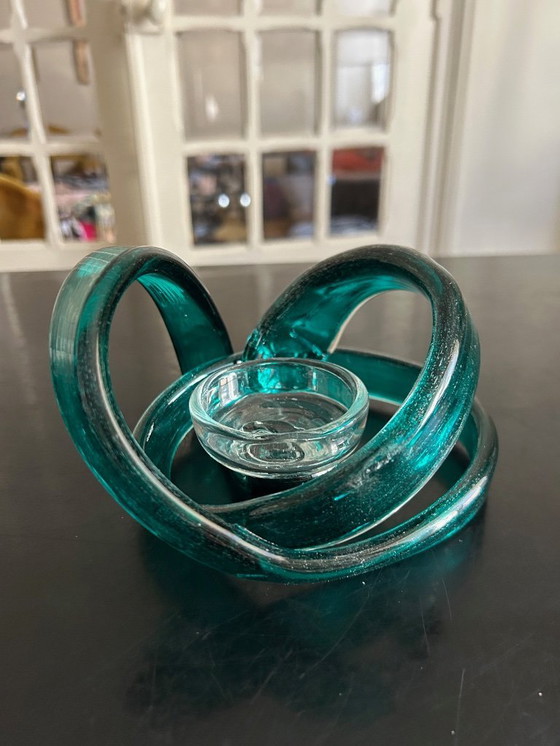 Image 1 of Kerzenhalter aus Glasband