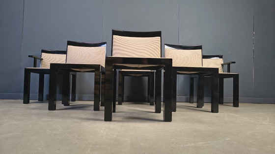 Image 1 of Chaises Teatro par Aldo Rossi et Luca Meda pour Molteni, 1980s, Set de 6