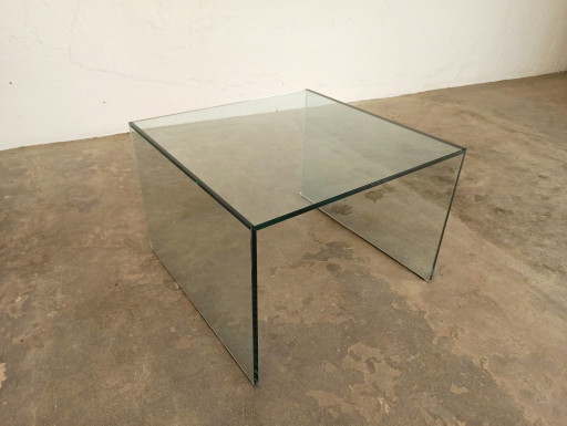 Mesa auxiliar o de centro de cristal Tonelli
