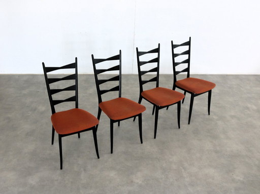 4x vintage dining chairs