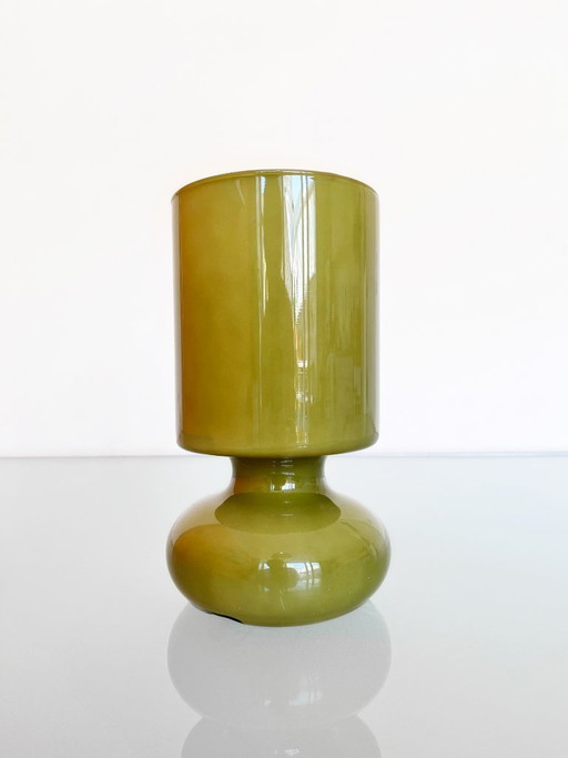 Vintage IKEA Lykta - moss green table lamp