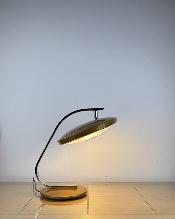 Image 1 of Brutalist Fase 520C Table Lamp by Luis Pérez de la Oliva 1960s-1970s, Spain, Mid-Century, Space Age, Industrial Design