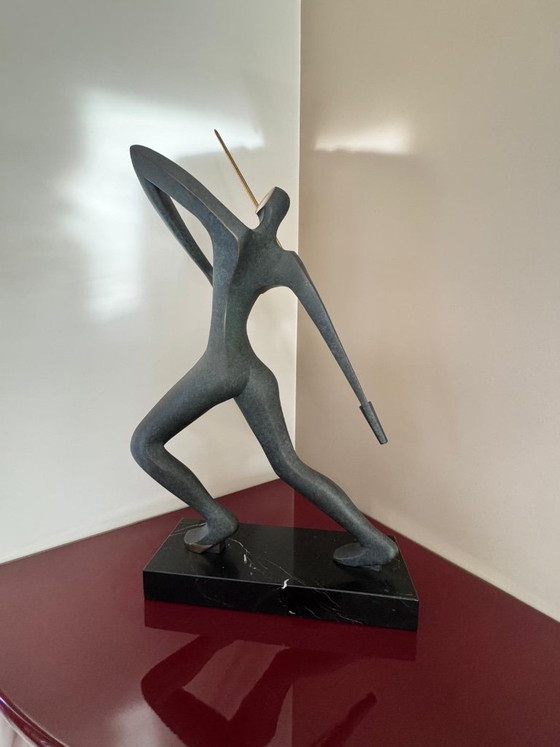 JABALINA sculpture by Tony Macay, Bronze, Metal, Grey, Modern (photo 2 of 5)