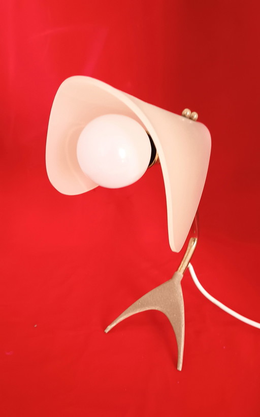 Vintage kraaiepoot lampje van rond 1950
