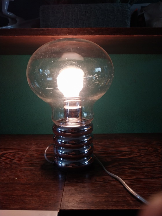 Image 1 of 1 X Ingo Maurer Bulb Lamp 1960's 30Cm High