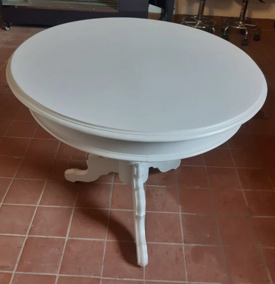 Antique Biedermeier Table | Professionally restored & lacquered | MissPompadur, Coffee tables, Wood, Creme (photo 2 of 10)