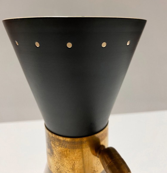 Image 1 of Italiaanse dubbele wandlamp, design uit de jaren 50