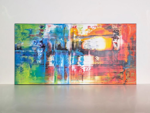 Original Kim Dieu acrylic painting, modern, Image 2, Inspire Art, 120x60