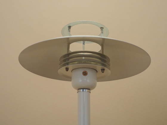 Lampada da terra danese in metallo bianco, design scandinavo minimalista, anni '70. – Lampade da terra (photo 6 of 9)