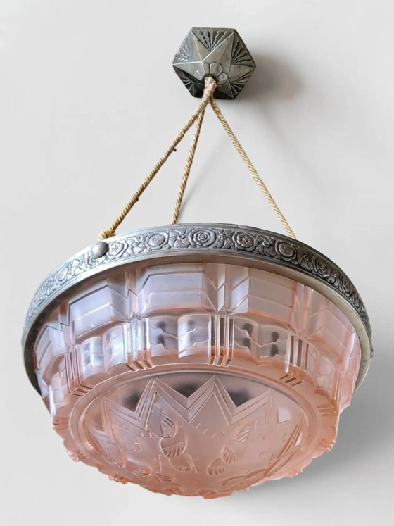 Lámpara colgante Art Déco Jarrón 1920-30 – Lámparas colgantes, Crystal, Glass, Art Deco (photo 2 of 14)