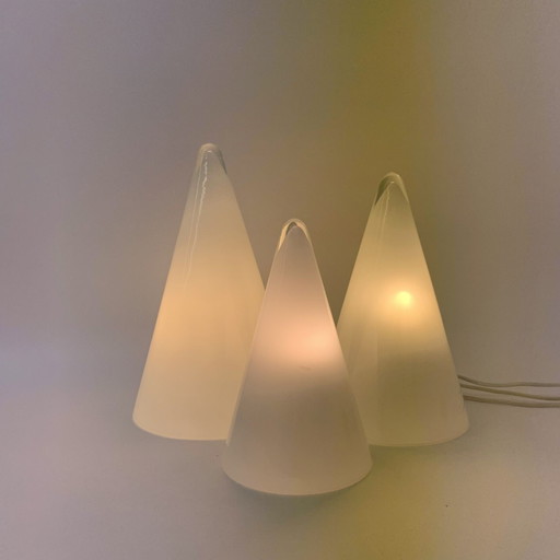 3x - Lampade da tavolo SCE Teepee - anni '70, Francia 