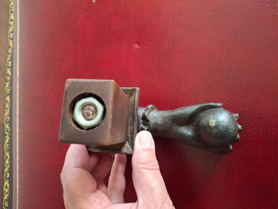 Image 1 of Gietijzeren deurklopper, 19e eeuw of eerder.