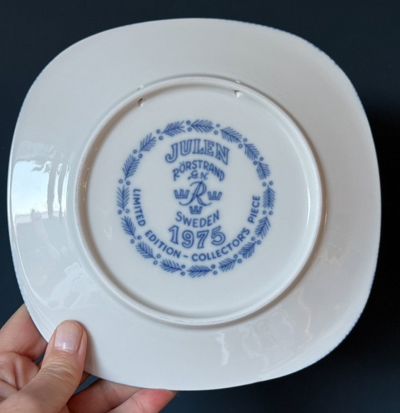 Image 1 of Rörstrand Julen set of 8 Gunnar Nylund plates