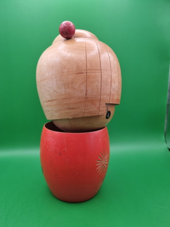 Bella grande kokeshi vintage di Makoto Kimura – Oggetti decorativi, Legno (photo 2 of 7)