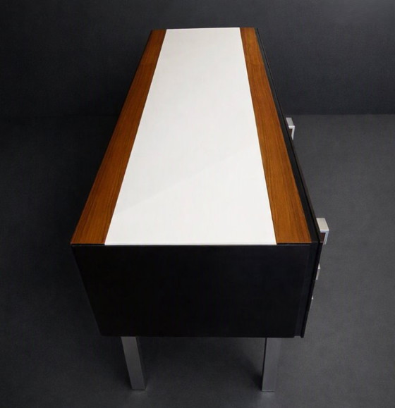 Alfred Hendrickx for Belform ( 1950 ) - Management/Boardroom Sideboard – Sideboard cabinet, Wood (photo 3 of 12)