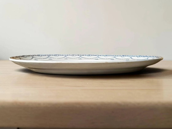 Oval semi-hollow dish in English earthenware "Cheltenham" — F. Winkle & Co – Crockery, Porcelain, Art Nouveau (photo 4 of 8)