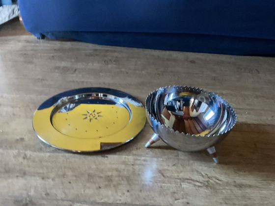 Image 1 of Bandeja para cuencos de acero Alessi Set