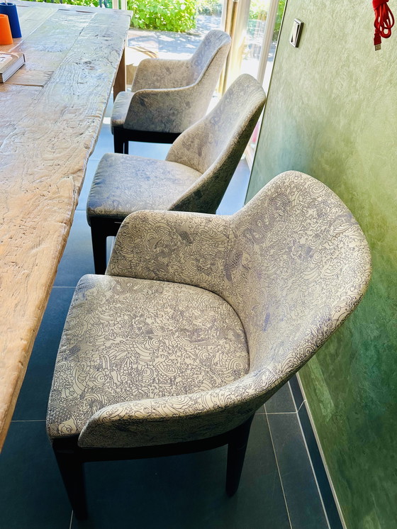 Image 1 of Molteni&C Chelsea Jean Paul Gaultier stoelen 5 stuks