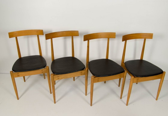 Image 1 of Set of Four Mid-Century Chairs by Alan Fuchs for ULUV, Krásná Jizba, 1965