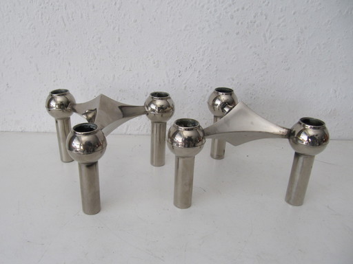 2x Candlestick S22 Nagel Werner Stoff