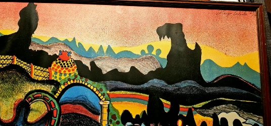 Image 1 of HUGO WULTZ exclusive Xl colorLitho 23/40 'Fantastic Realism'