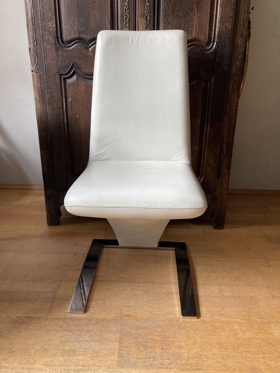 Image 1 of Paar eetkamerstoelen, model “Rolf Benz 7800”