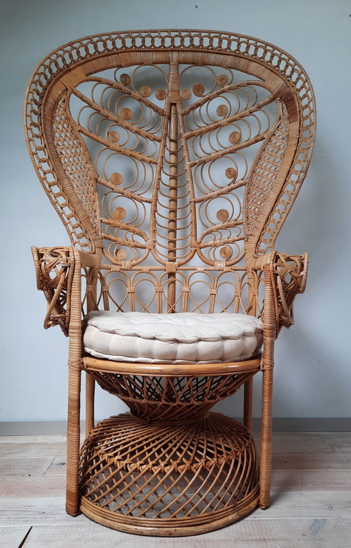 silla de pavo real