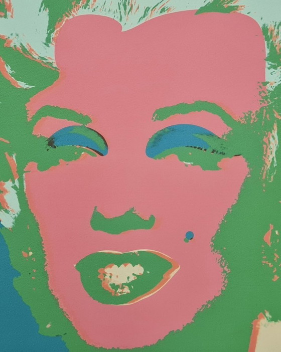 Image 1 of D'après Andy Warhol, Marilyn Monroe, années 1980, lithographie