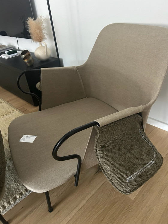 Fogia Lyra lounge chair + ottoman – Armchairs, Cotton, Polyester (photo 7 of 10)