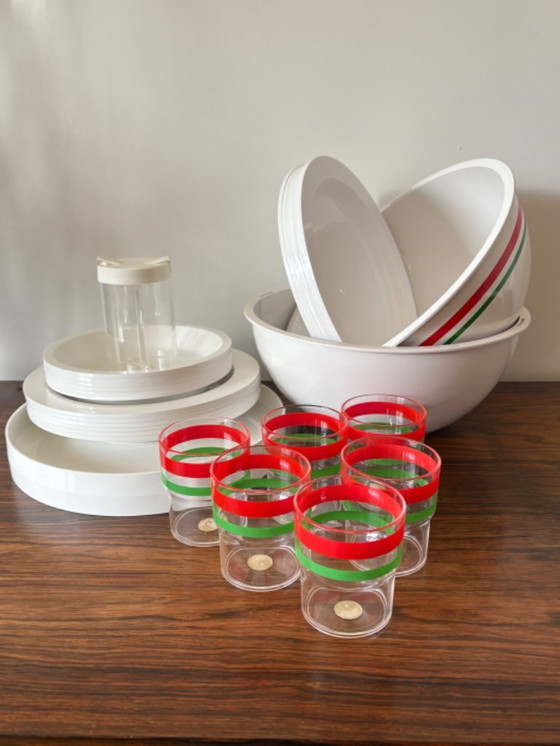 Image 1 of PicBoll Italian Picnic Set by Guzzini, Iconic Design Vintage 70s