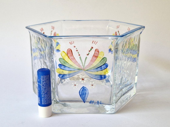 Image 1 of Sea Kosta - Bol peint à la main par Renate Stock - Signé