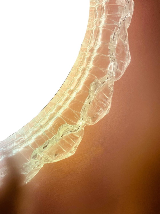 Image 1 of Unique Frosty Schöninger mirror with lighting