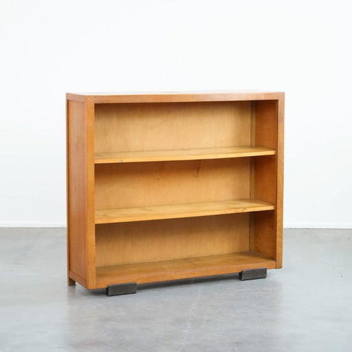 Antiek Art Deco kastje/boekenkastje uit begin 20e eeuw in Amsterdamse school stijl