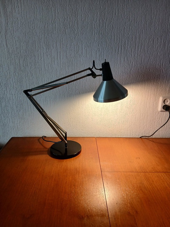 Architecten Bureaulamp T9, Hala Zeist - Vintage, Tafellampen, Metaal, Zilver (foto 6 van 9)