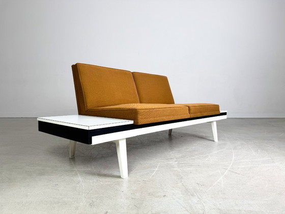 Image 1 of Divano originale Herman Miller Mid-Century con struttura in acciaio, divano George Nelson