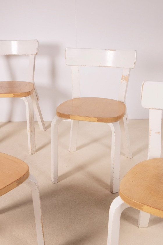 Image 1 of 4x Alvar Aalto modèle 69, Artek Finlande
