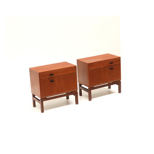 Set Of 2 Vintage Nightstands From The '60s