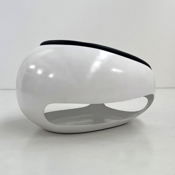 Image 1 of Eivormige loungestoel/pod van glasvezel van Mario Sabot, jaren 60.