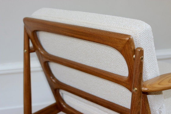 Image 1 of Fauteuil scandinave vintage teck Grete Jalk 1960