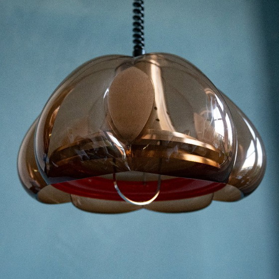 Image 1 of Vintage Herda Flower Space Age Hanglamp