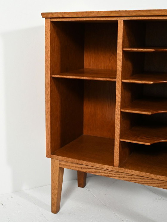 Image 1 of Åvidabergs oak magazine cabinet, 1950s