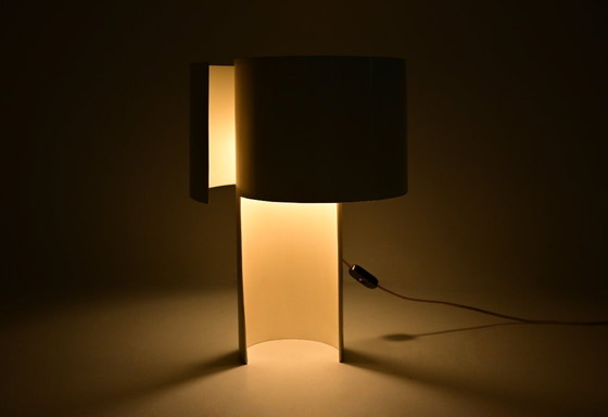 Image 1 of "Spiral" tafellamp van Ingrid Hsalmarson voor New Lamp, 1970