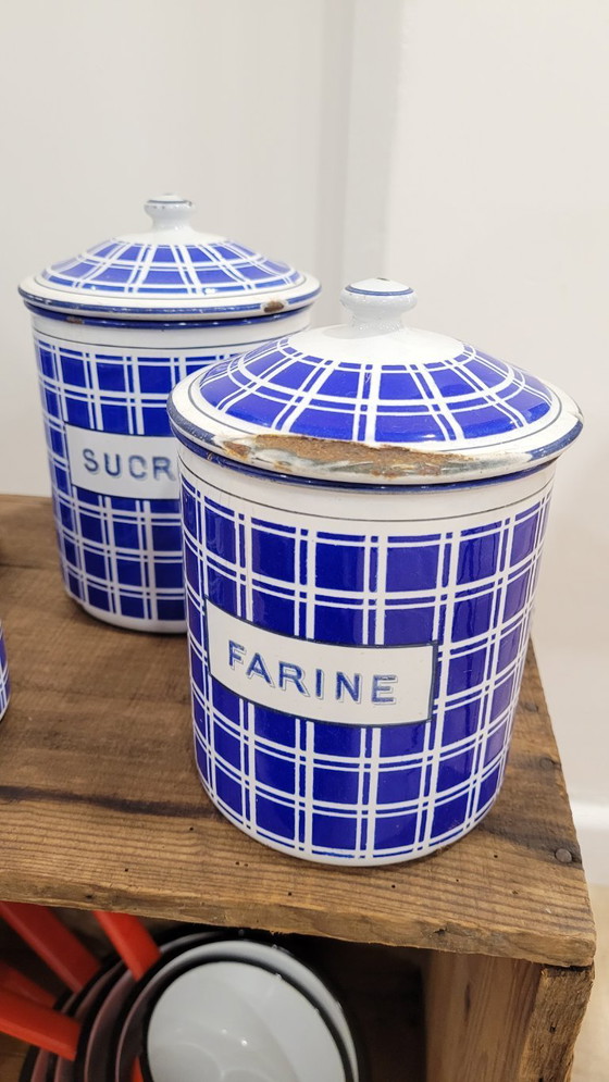 Image 1 of Enamelled metal pots